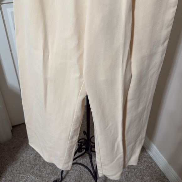 Zara Beige Wide Leg Trousers - Picture 3 of 5